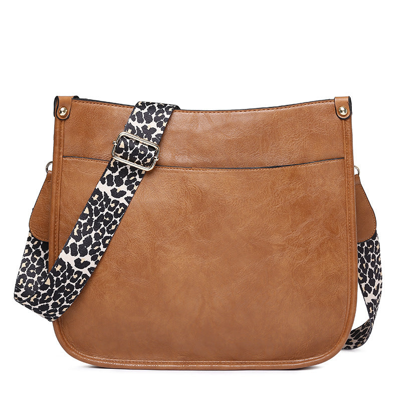 Paziye Leopard Strap Crossbody Bag