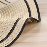 Paziye Big Brim Sun Hat with Wavy Bow Beach Hat