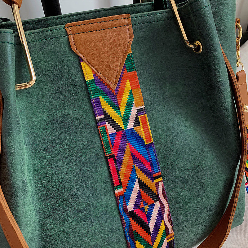Native American Leather Bag Crossbody Bag Woman Shoulder Bag Gift for Girlfriend Shopping Bag