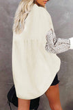 Corduroy Long Sleeve Button Down Shirts Casual Jacket