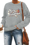 70s Style Merry Christmas Sweatshirt