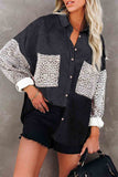 Corduroy Long Sleeve Button Down Shirts Casual Jacket