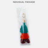 Paziye Creative Ethnic Style Tassel Keychain Bohemian Bag Pendant