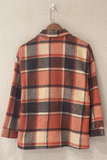 Plaid Flannel Shacket Jacket Women