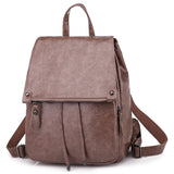 Paziye Retro Fashion PU Backpack