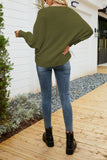 Fall Outfits V Neck Long Sleeve Cable Knit Sweater