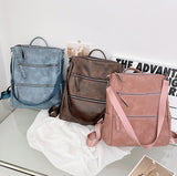 Paziye Vintage Soft Front Ladies Backpack