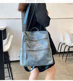 Paziye Vintage Soft Front Ladies Backpack