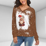 Christmas Top   Printed Elegant Long Sleeve Top