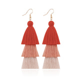 Paziye Bohemian Handmade Fringe Earrings