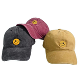 Vintage Smiley Baseball Cap Adjustable
