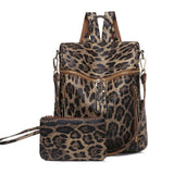 Paziye Leopard Backpack