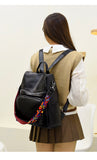 Paziye Lacquered PU Backpack