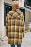 Plaid Flannel Shacket Jacket Women