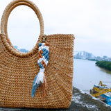 Paziye Hand Woven Bag Pendant Mermaid Keychain