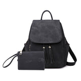 Women Tassel Backpack