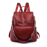 Paziye Lacquered PU Backpack