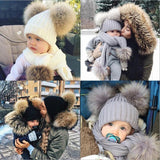 Baby Warm Hat Tweed Knit Hat Toddler Baby Hat Winter Hat for Babies Baby Shower Gift Kids Winter Hat