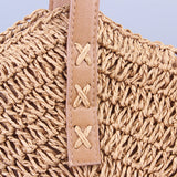 Paziye Large Straw Tote Bag Woven Crossbody Bag