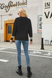 Fall Outfits Apres Ski Letter Knit Pullover Sweaters