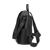 Crocodile Pattern Leather Backpack Fashion Travel Bag