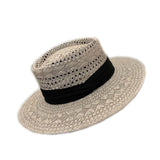 Vented Straw Panama Hat