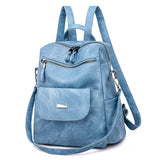 Trendy Personalized Leather Backpack