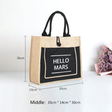Paziye Eco-friendly Cotton And Linen Tote Bag