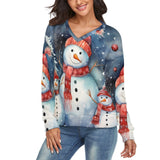 Christmas Top Christmas Boho Long Sleeve Top
