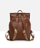 Paziye Vintage Pleated Backpack