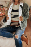 Teddy Collar Corduroy Jacket Women
