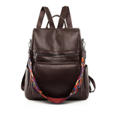 Paziye Lacquered PU Backpack