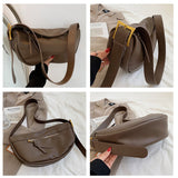 Crossbody Bags for Women Large Capacity Luxury Handbags Solid Soft Shoulder Bags Female Casual Travel Bag Vintage