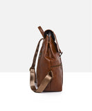 Paziye Vintage Pleated Backpack