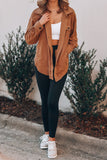 Turn Down Collar Single-breasted Wollen Coat