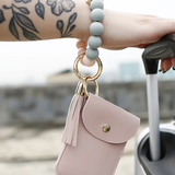 Paziye Coin Purse Tassel Bracelet Keyring