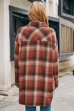 Plaid Flannel Shacket Jacket Women