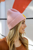 Paziye Fashionable knitted smiley beanie hat