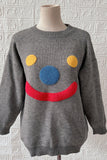 Clown Smile Knit Pullover Sweaters Winter Outfits