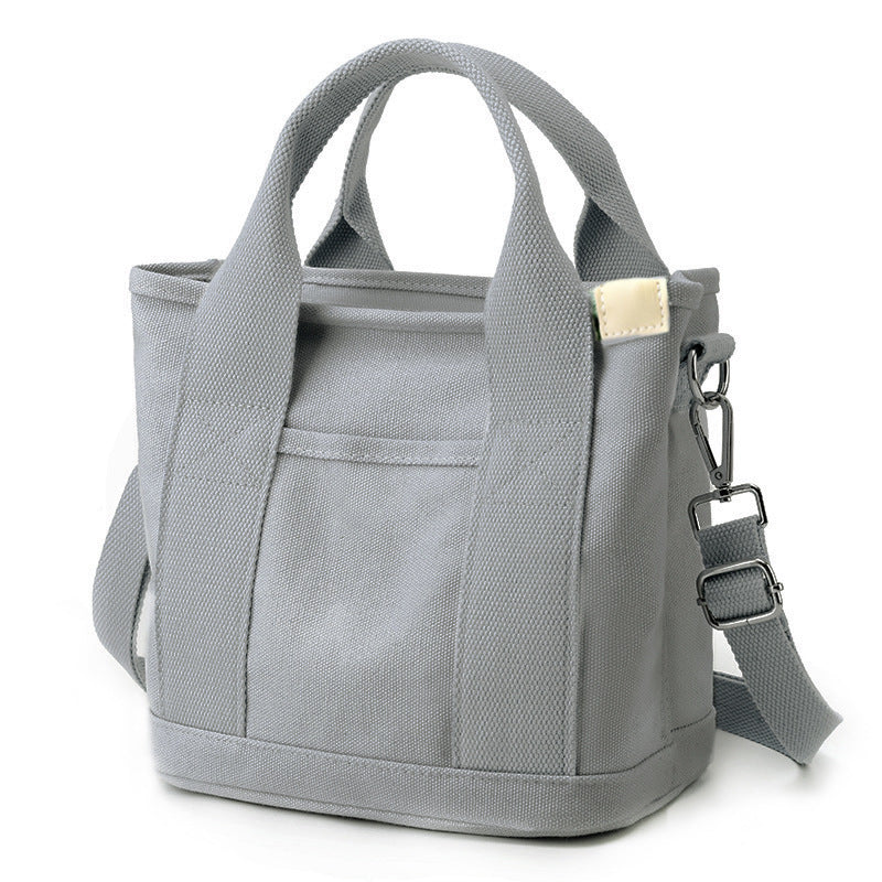 Handbag with Zipper Women Canvas Bag Top Handle Satchel Bags Shoulder Bag