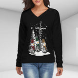Christmas Top   Printed Casual Long Sleeve Top
