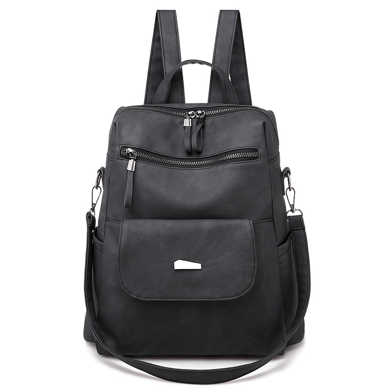 Trendy Personalized Leather Backpack