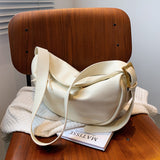 Crossbody Bags for Women Large Capacity Luxury Handbags Solid Soft Shoulder Bags Female Casual Travel Bag Vintage