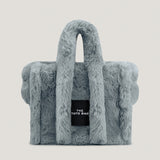 Faux Fur Large Tote Bag Designer Soft Plush Women Handbags Pluffy Shoulder Crossbody Bags Warm Winter Big Shopper Purses