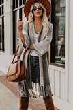 Tassel Knitted Women Cardigan Winter Outfits Coat
