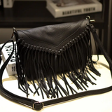 Paziye Envelope Fringe Crossbody Bag