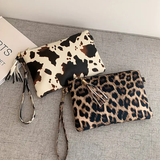 Paziye Leopard Personalized Clutch Bag