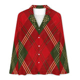 Women's Sleepwear Christmas Print Long Sleeve Casual Two Piece