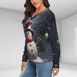 Christmas Top   Printed Holiday Long Sleeve Top