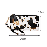 Paziye Leopard Print Cow Backpack